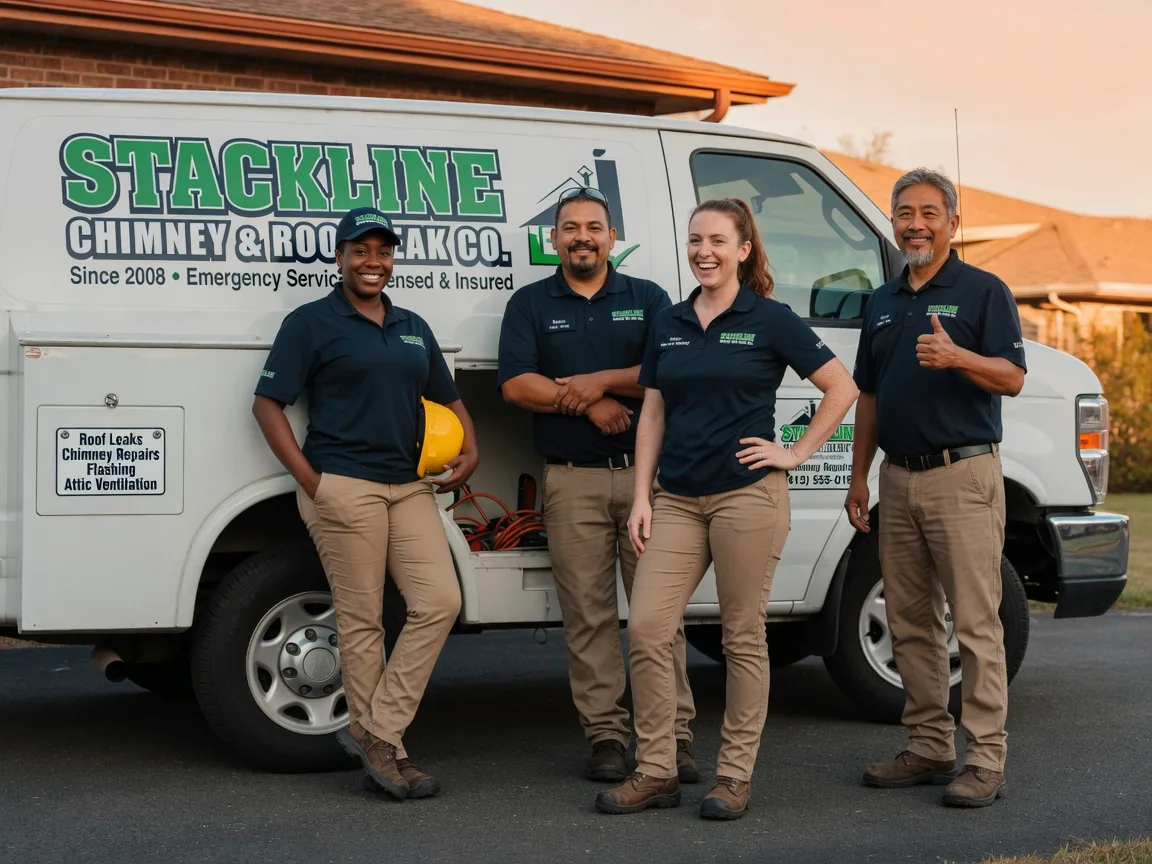 Chimney flashing repair company in Emmett, MI